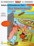 Image shows a sample cover of an Asterix album in Düsseldorf dialect.