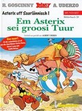 Image shows a sample cover of an Asterix album in Saarland dialect.