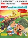 Image shows a sample cover of an Asterix album in Styrian.