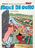Image shows a sample cover of an Asterix album in Galician.