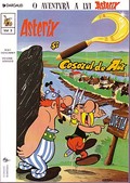Image shows a sample cover of an Asterix album in Romanian.